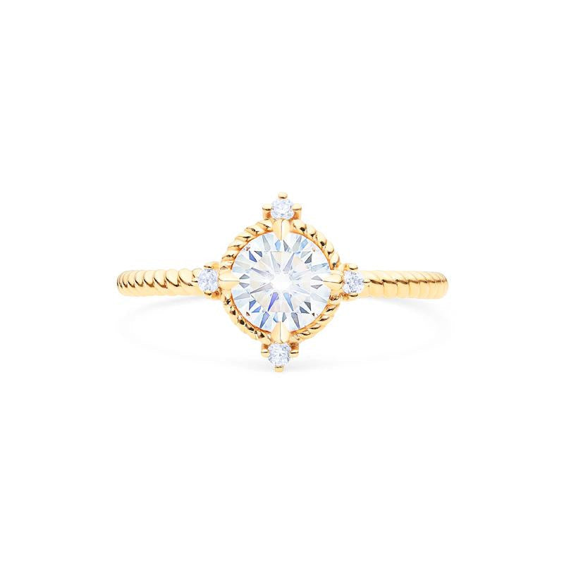 [Stella] Aura of Galaxy Engagement Ring in Diamond / Moissanite