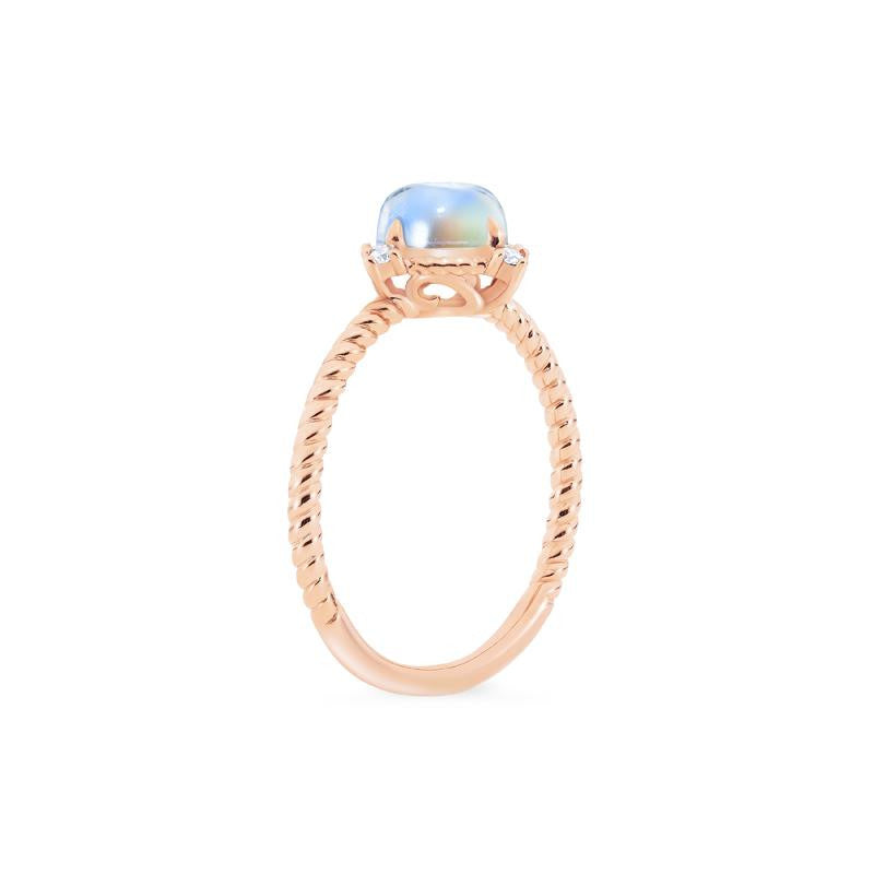 [Stella] Aura of Galaxy Engagement Ring in Moonstone