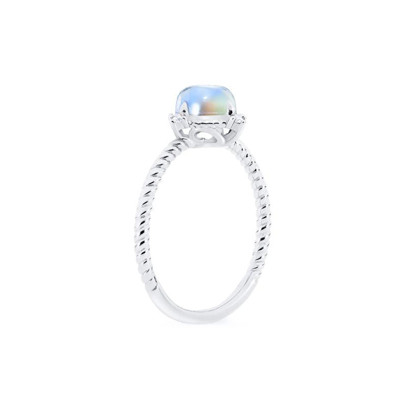 [Stella] Aura of Galaxy Engagement Ring in Moonstone