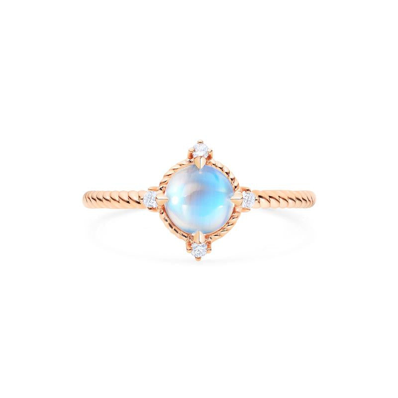 [Stella] Aura of Galaxy Engagement Ring in Moonstone