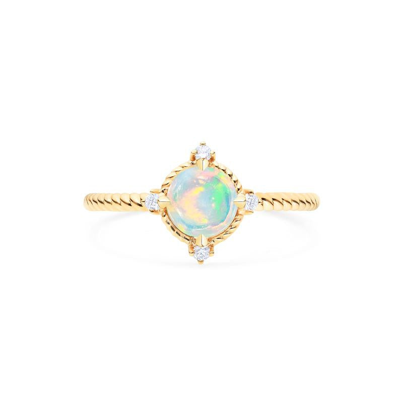 [Stella] Aura of Galaxy Ring in Australian Opal