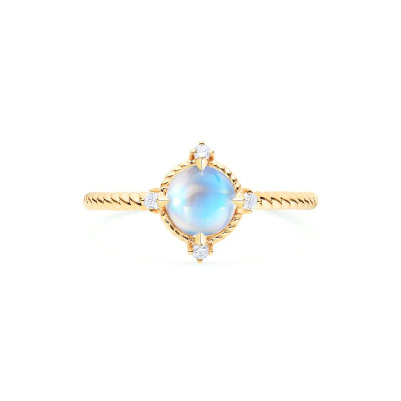 [Stella] Aura of Galaxy Engagement Ring in Moonstone