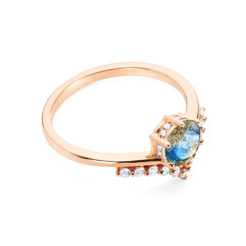 [Diane] Moonwake Ring in Labradorite
