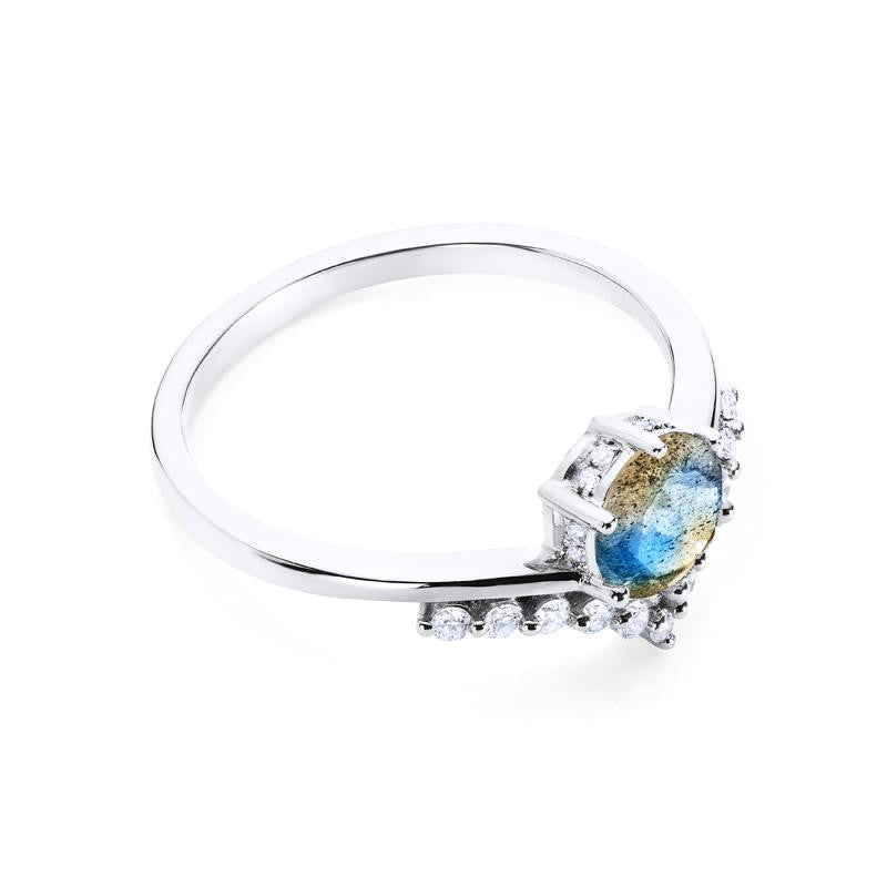 [Diane] Moonwake Ring in Labradorite