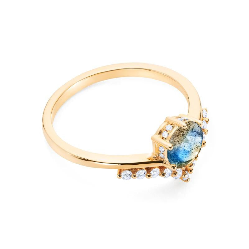 [Diane] Moonwake Ring in Labradorite