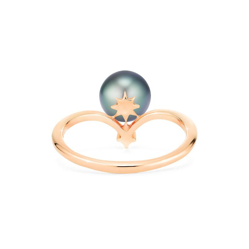[Aisha] Moonrise Ring in Tahitian Pearl