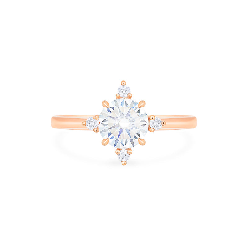 [Polaris] North Star Engagement Ring in Diamond / Moissanite