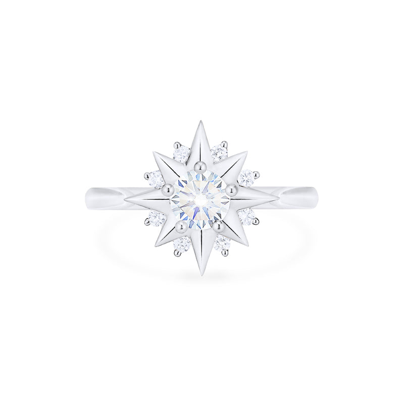[Astra] Starlight Engagement Ring in Diamond / Moissanite