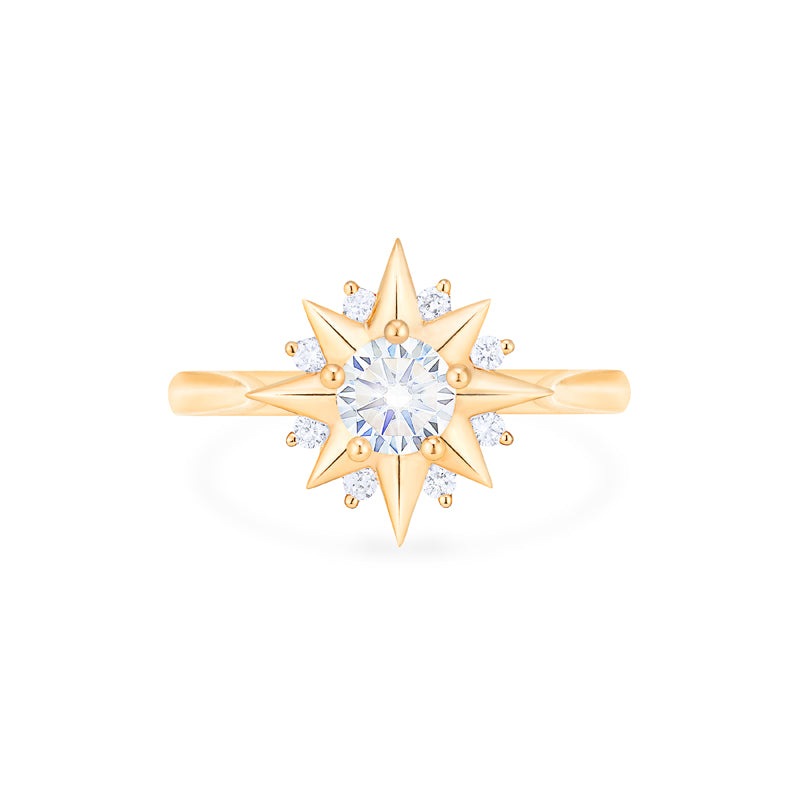 [Astra] Starlight Engagement Ring in Diamond / Moissanite