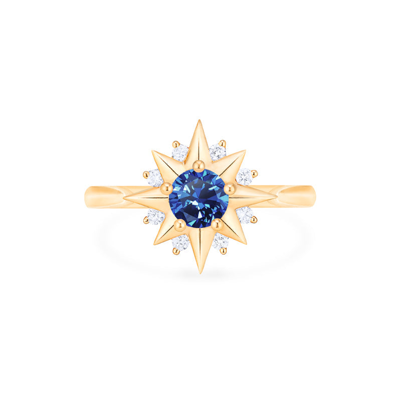 [Astra] Starlight Ring in Lab Blue Sapphire