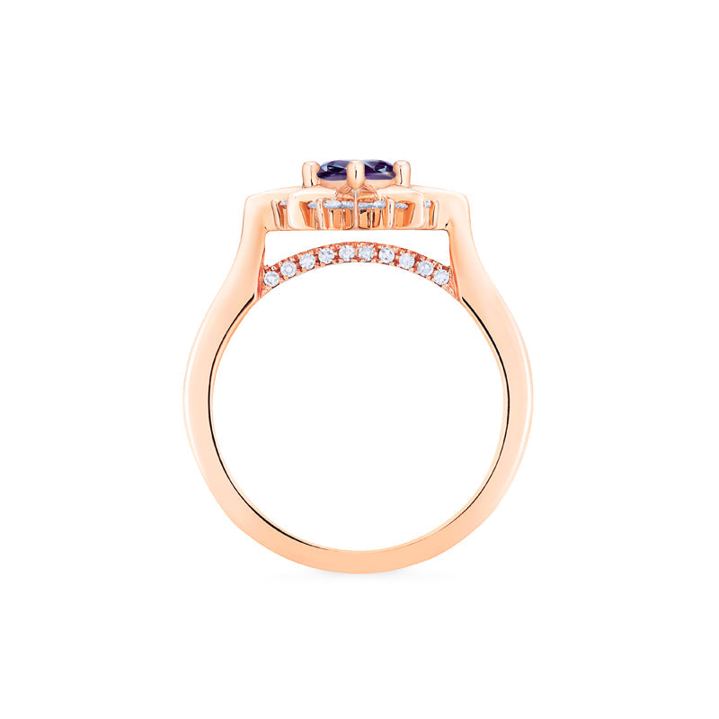 [Astra] Starlight Engagement Ring in Lab Alexandrite
