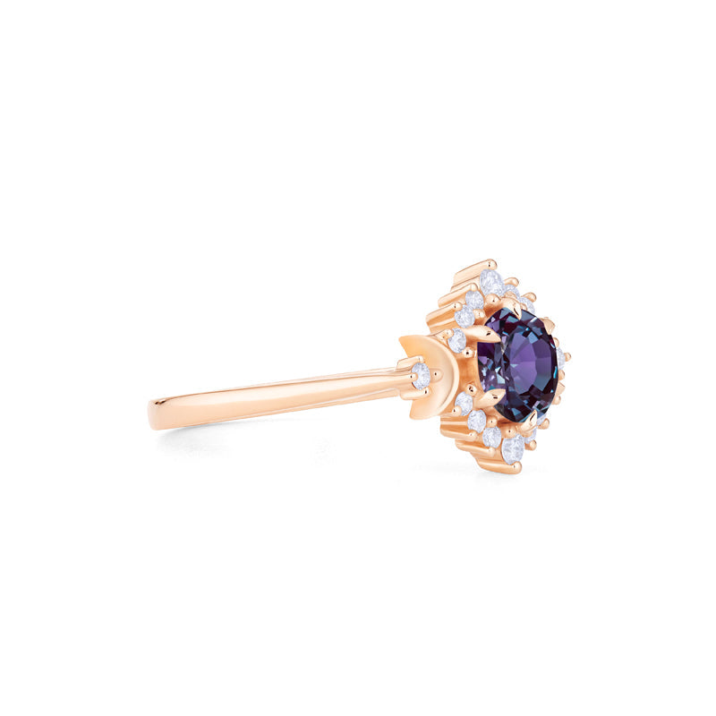 [Selene] Moon Goddess Ring in Lab Alexandrite