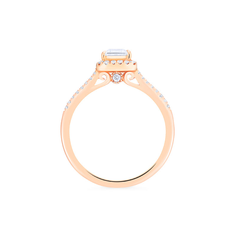 [Camellia] Vintage Bloom Pear Cut Ring in Opal