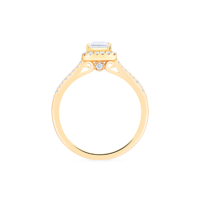 [Camellia] Vintage Bloom Pear Cut Ring in Opal