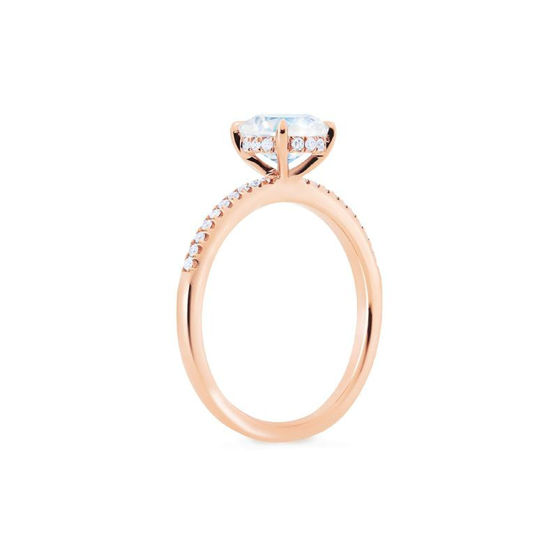 [Celia] Modern Classic Solitaire Ring in Moonstone