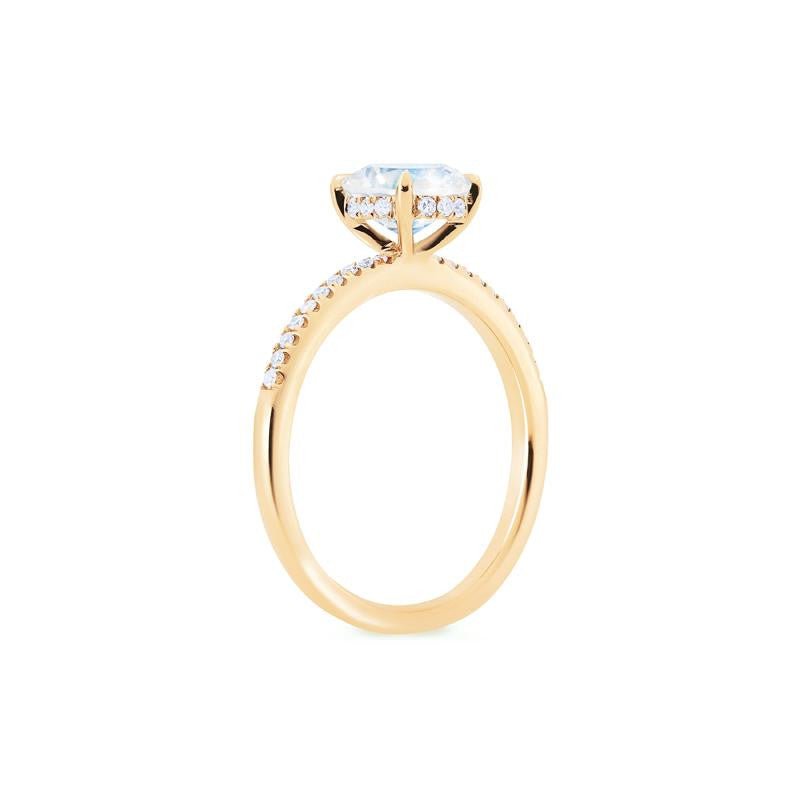[Celia] Modern Classic Solitaire Ring in Moonstone