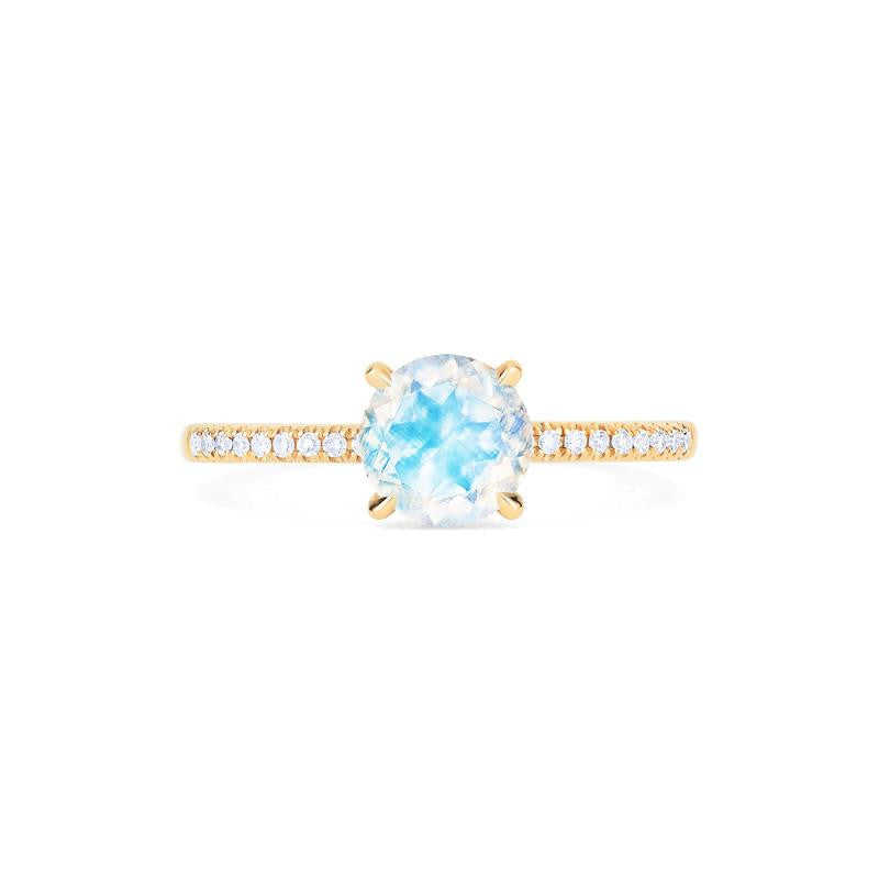 [Celia] Modern Classic Solitaire Ring in Moonstone