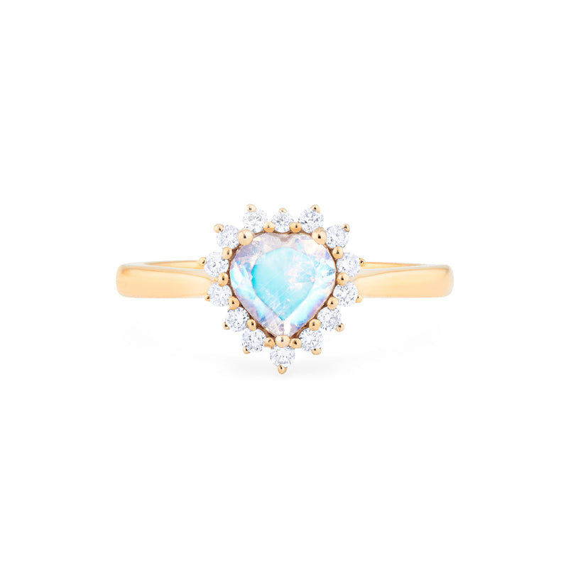 [Cordelia] Heart of the Sea Ring in Moonstone