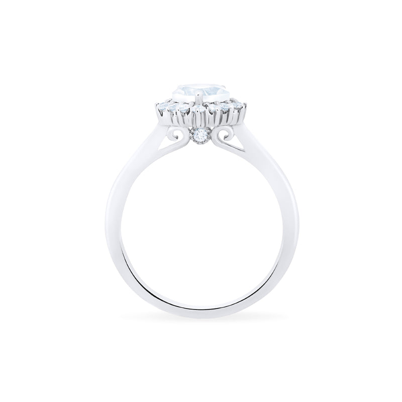 [Cordelia] Heart of the Sea Ring in Moonstone