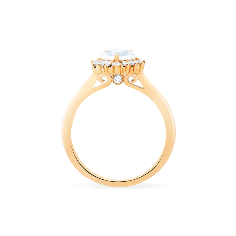 [Cordelia] Heart of the Sea Ring in Moonstone