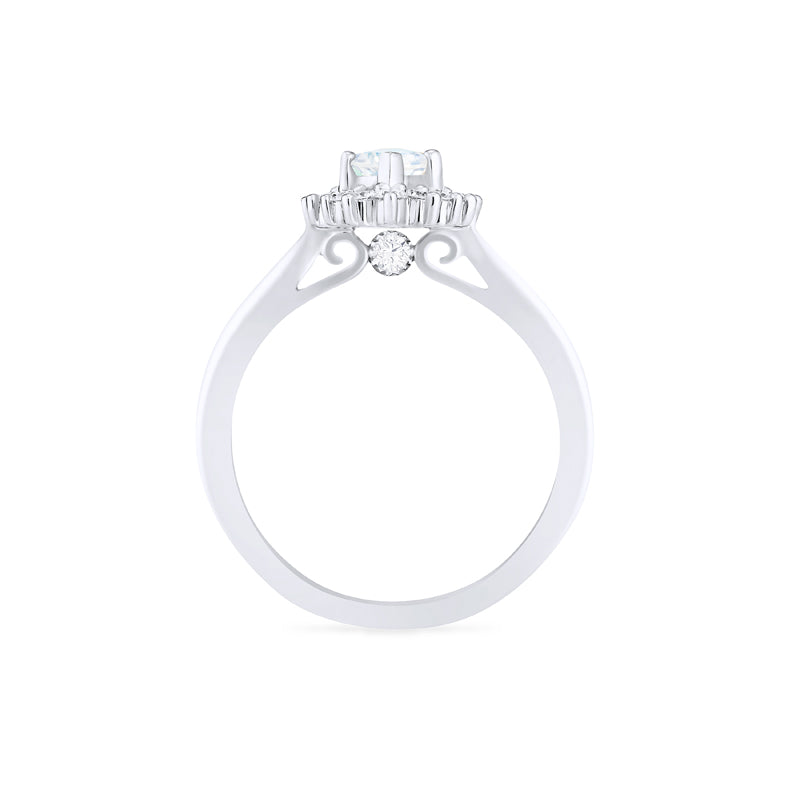 [Helena] Vintage Bloom Marquise Cut Ring in Moonstone