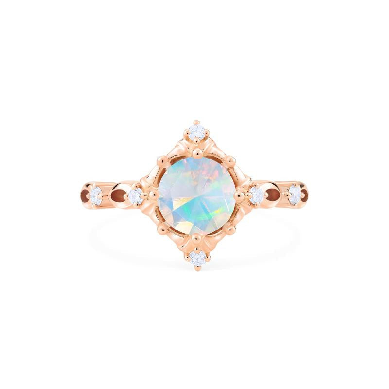 [Annalise] Victorian Heirloom Engagement Ring in Opal