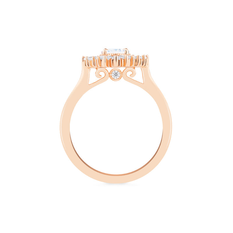[Athena] Vintage Deco Oval Cut Goddess Ring in Moonstone