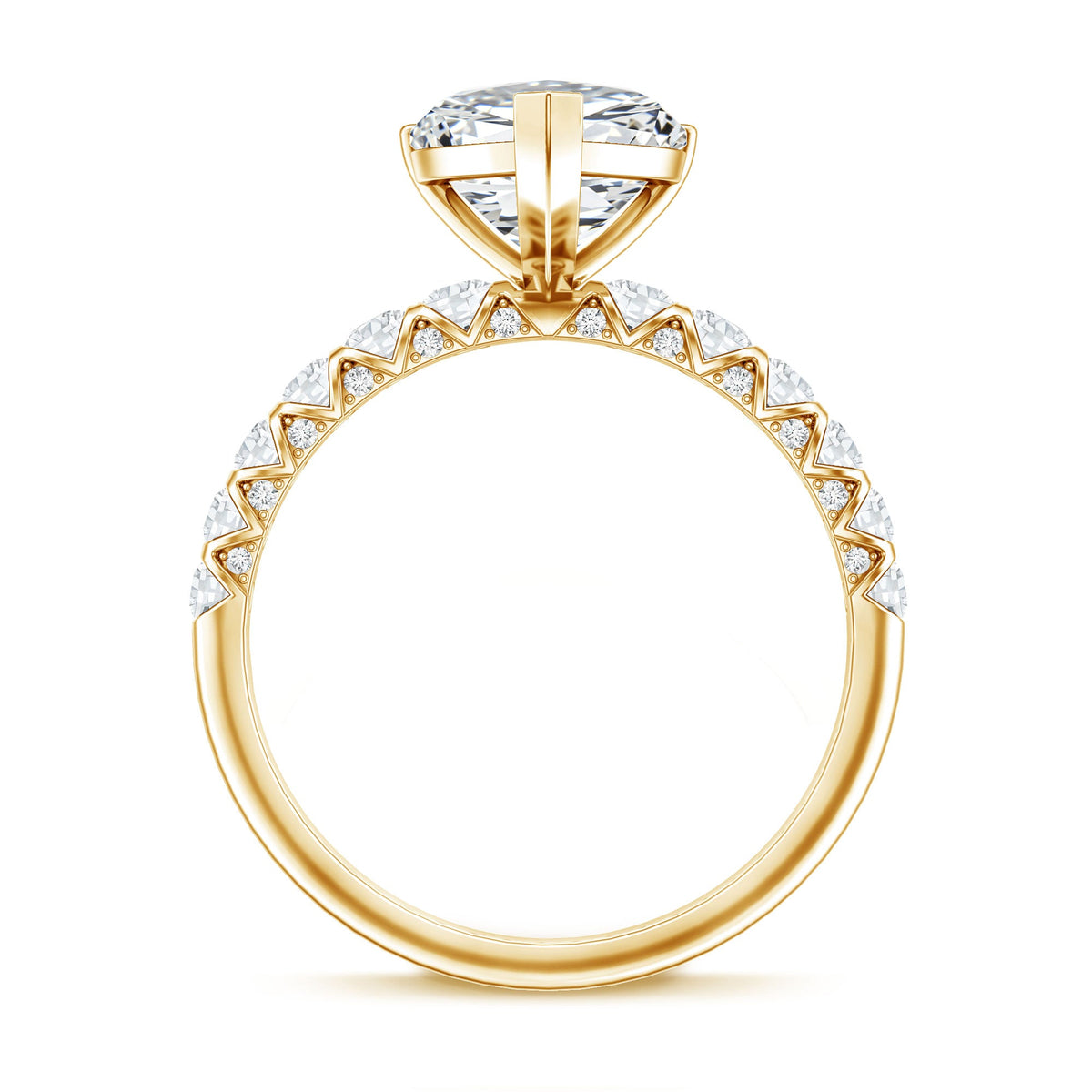2 Carat Heart Shaped Lab Grown Diamond Engagement Ring with IGI Certificate
