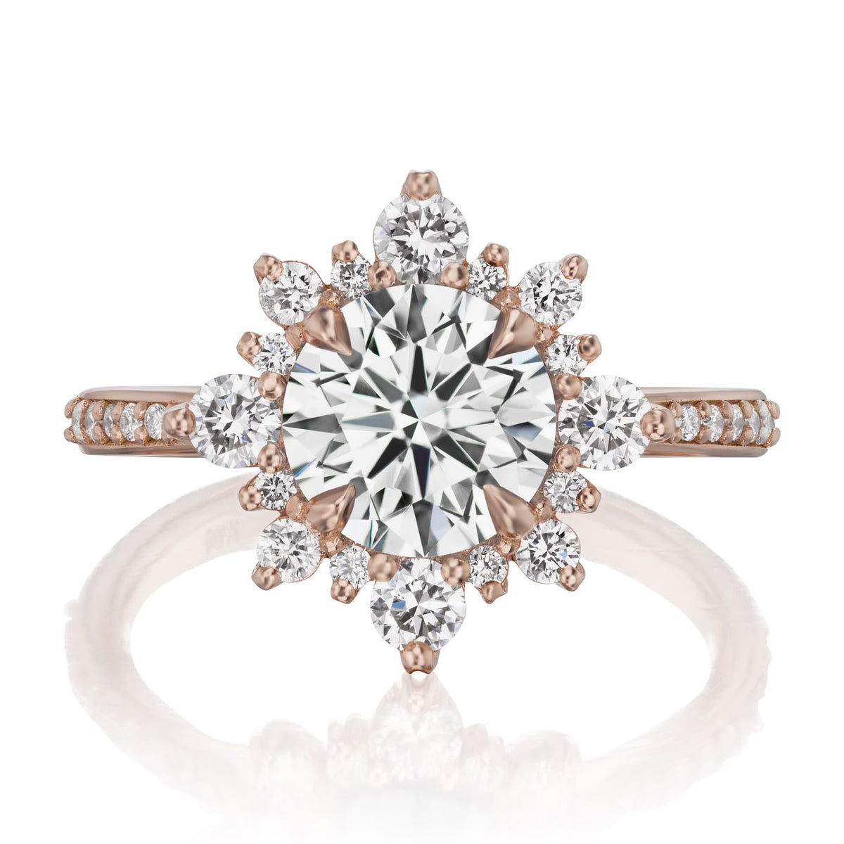 ・REYNA・Lab-Grown Diamond Center, Diamond Halo (2.0ctw+)