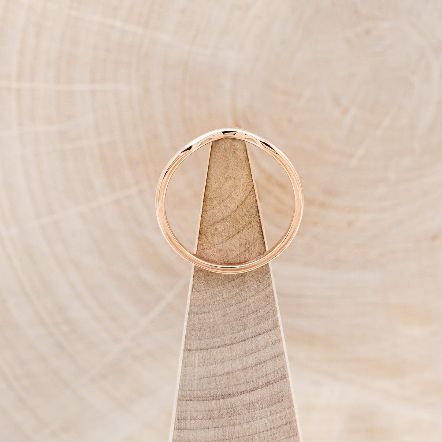 "Clariss" - Pear Cut Engagement Ring With Diamond Accents & A Contoured Stacker