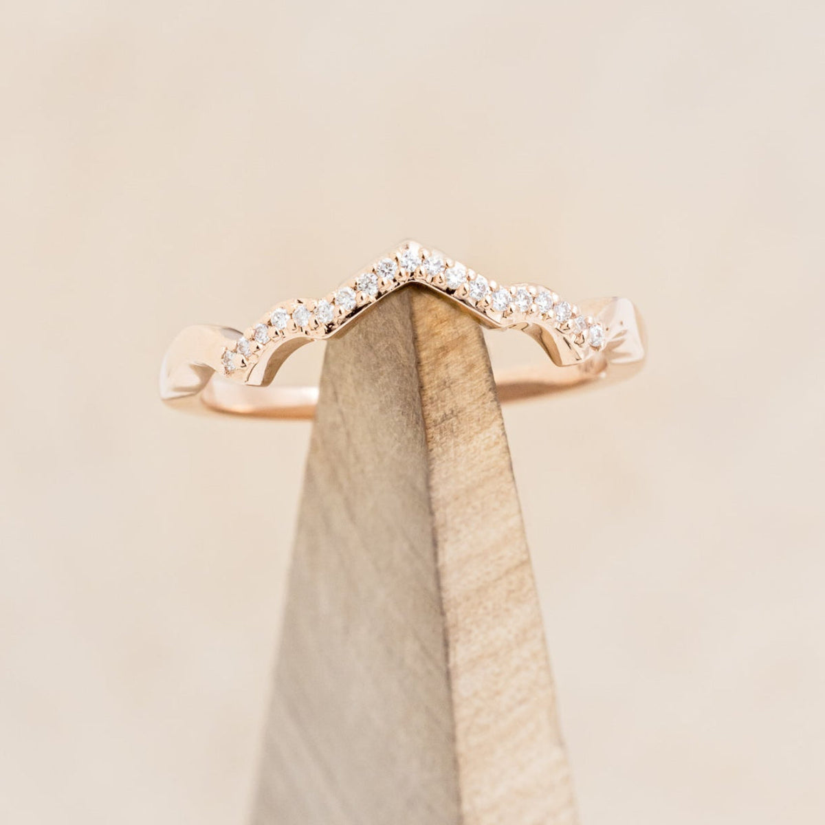 "Lucy In The Sky" Petite - Round Cut Moissanite Engagement Ring With Diamond Accents & Turquoise Inlays
