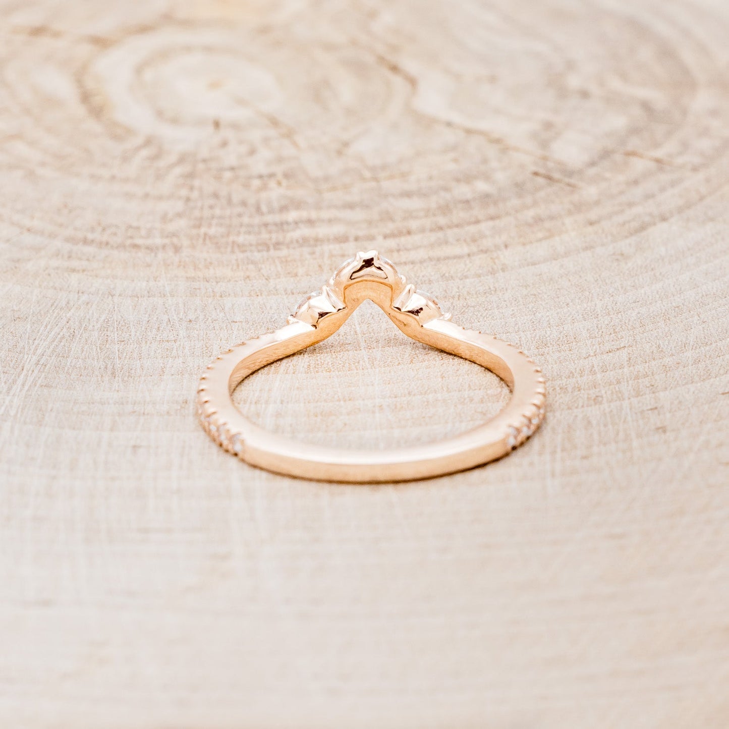 "North Star" - Oval Cut Moissanite Engagement Ring With Diamond Accents & Tracer
