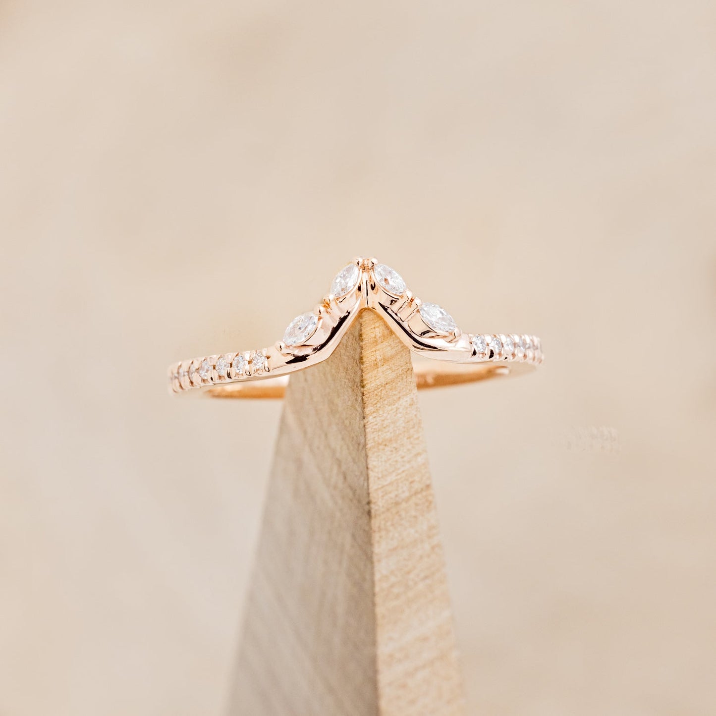"North Star" - Oval Cut Moissanite Engagement Ring With Diamond Accents & Tracer