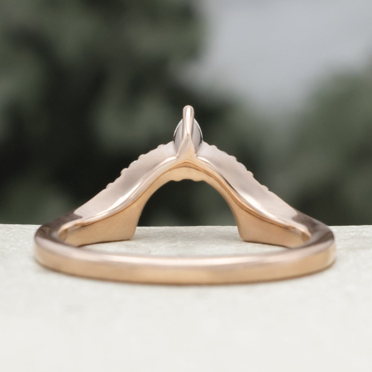 "Terra" - Bridal Suite - Round Cabochon Cut Turquoise Engagement Ring With Diamond Halo & Sama Tracers