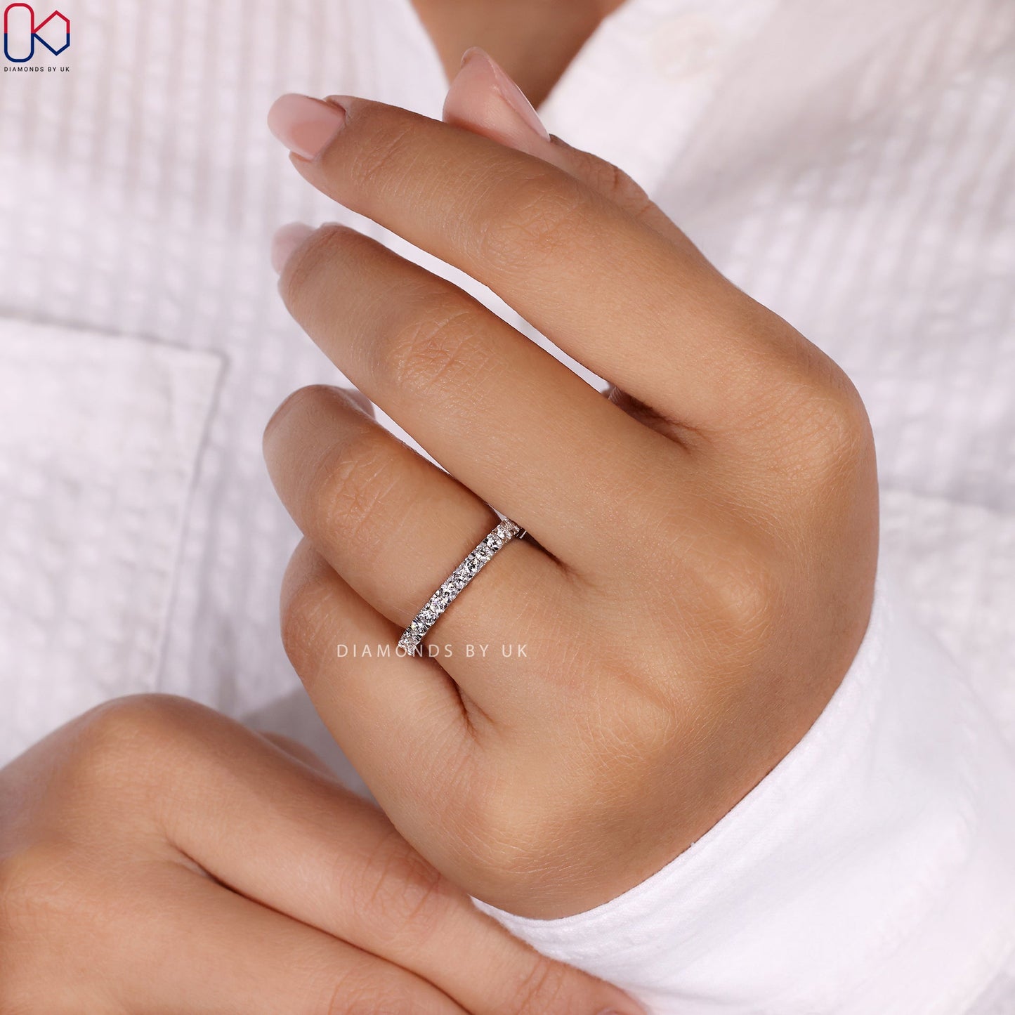 Eternity Wedding Band - Round Diamond