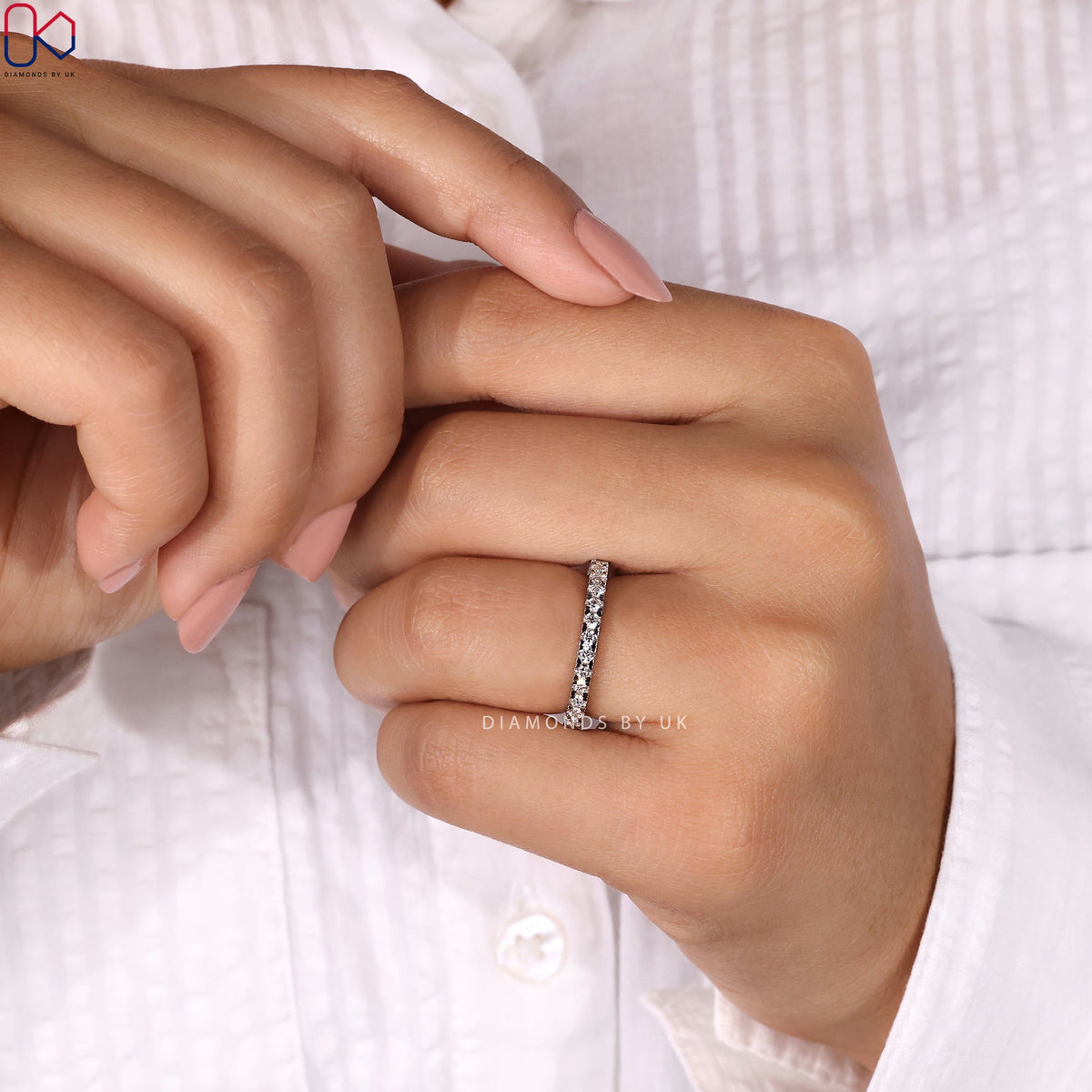 Eternity Wedding Band - Round Diamond
