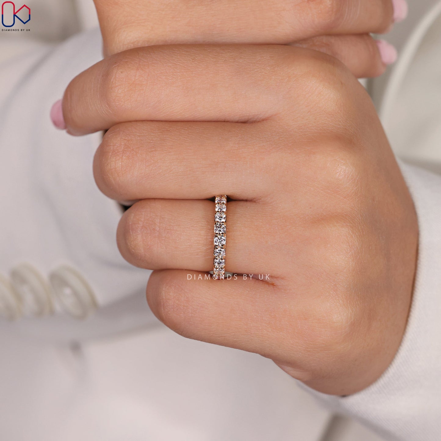 Full Diamond Eternity Band - Round Diamond