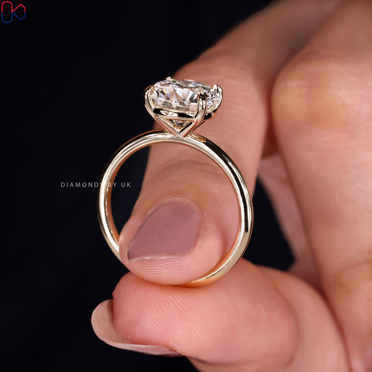 Round Diamond Ring - Solitaire Style