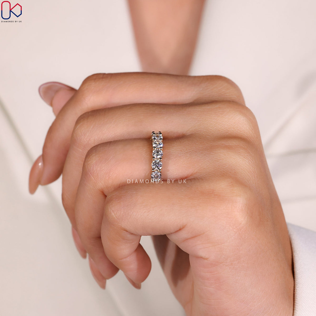Full Diamond Eternity Band – Pave Setting