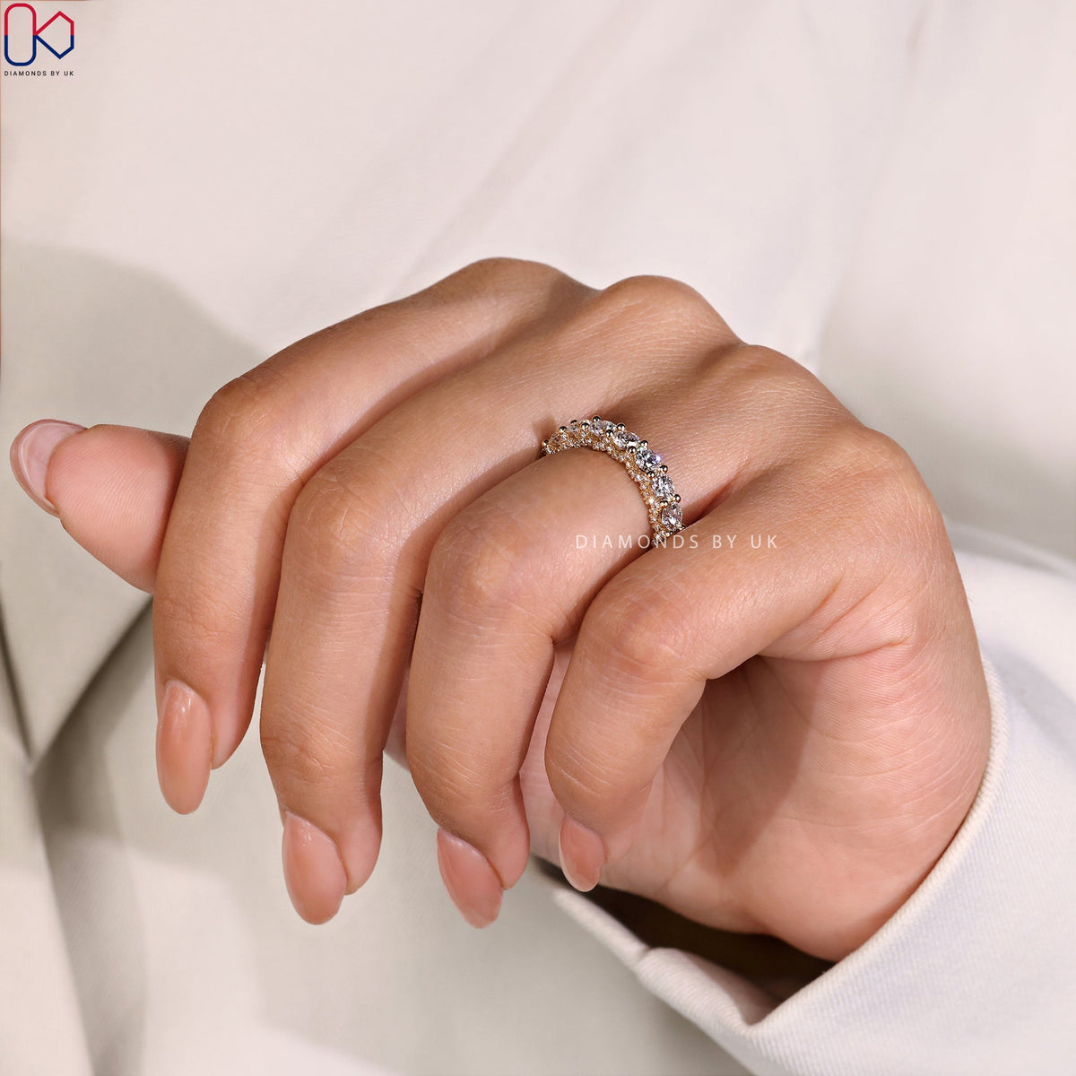 Full Diamond Eternity Band – Pave Setting