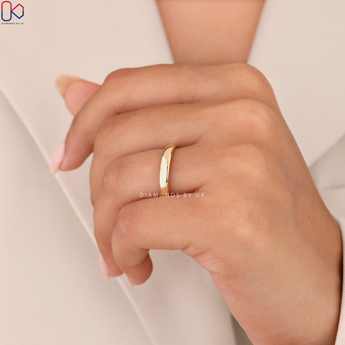 Yellow Gold Comfort Fit Wedding Band