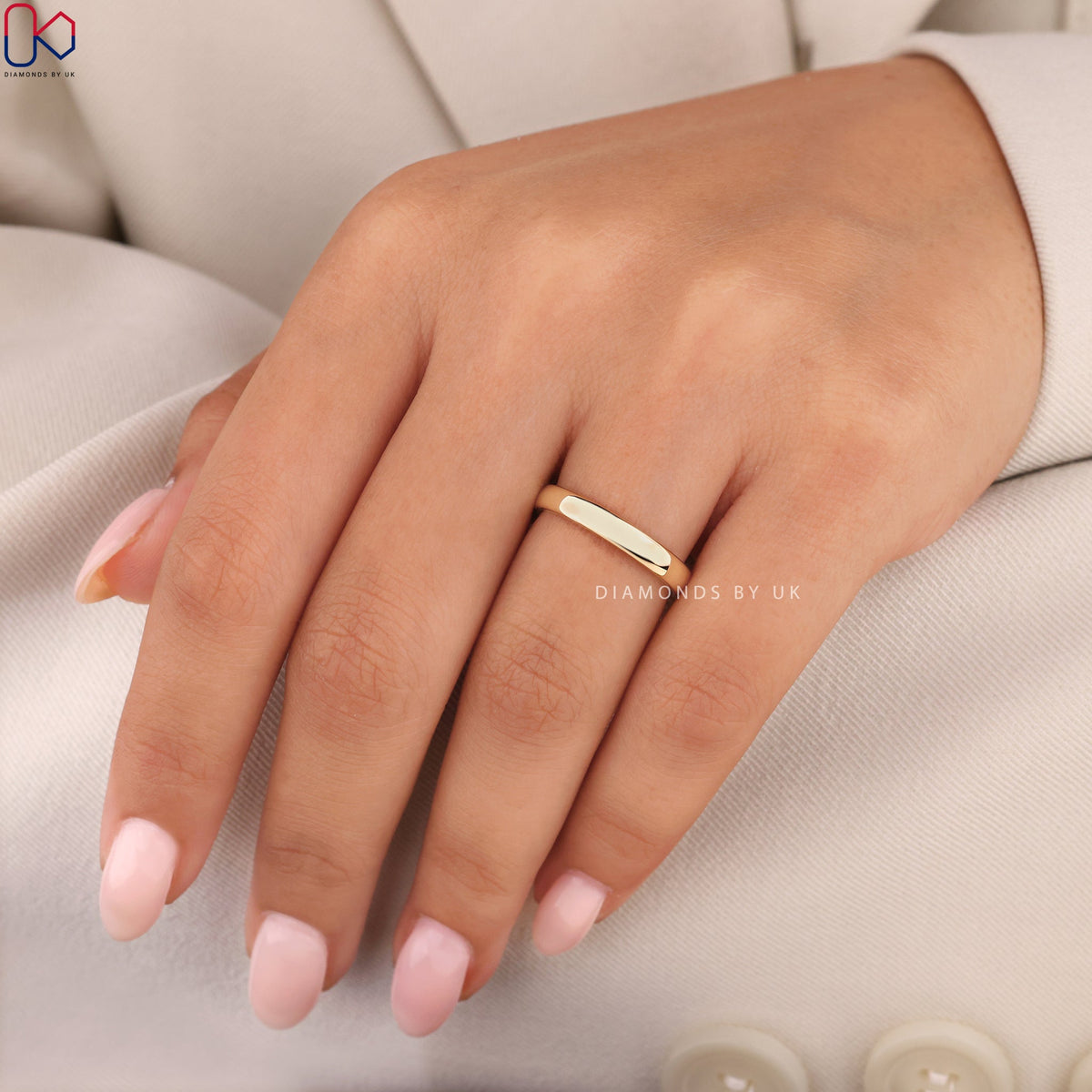 Yellow Gold Comfort Fit Wedding Band