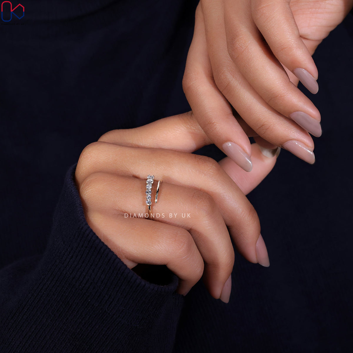 Yellow Gold Wedding Band – Open Gap