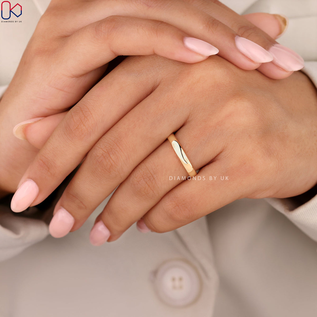 Yellow Gold Comfort Fit Wedding Band
