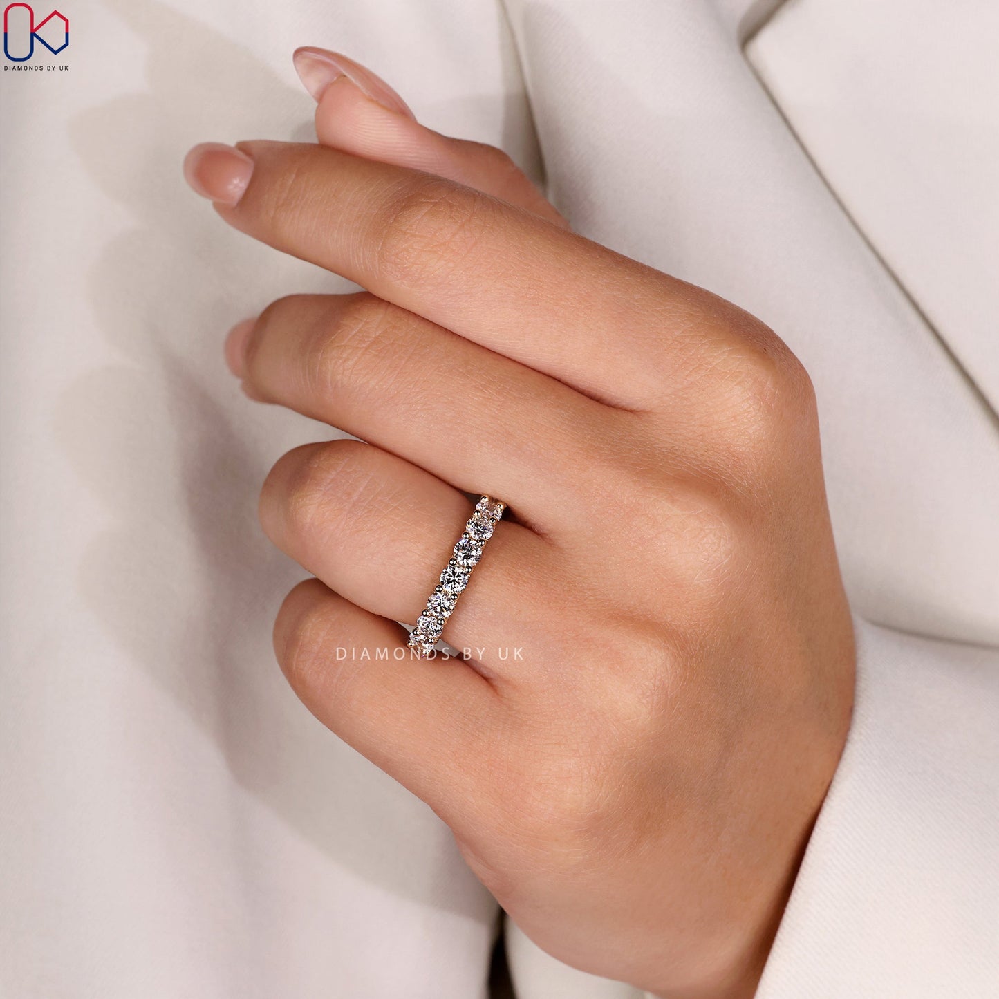 Full Diamond Eternity Band – Pave Setting