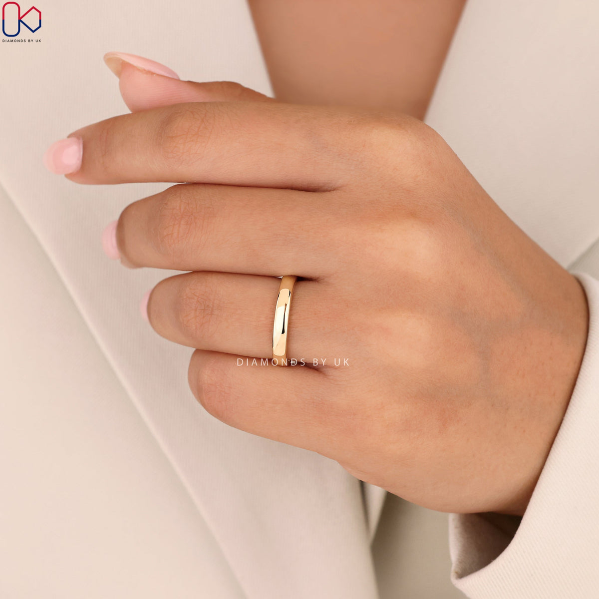 Yellow Gold Comfort Fit Wedding Band