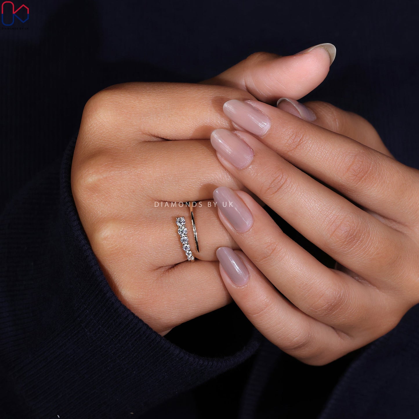 Yellow Gold Wedding Band – Open Gap