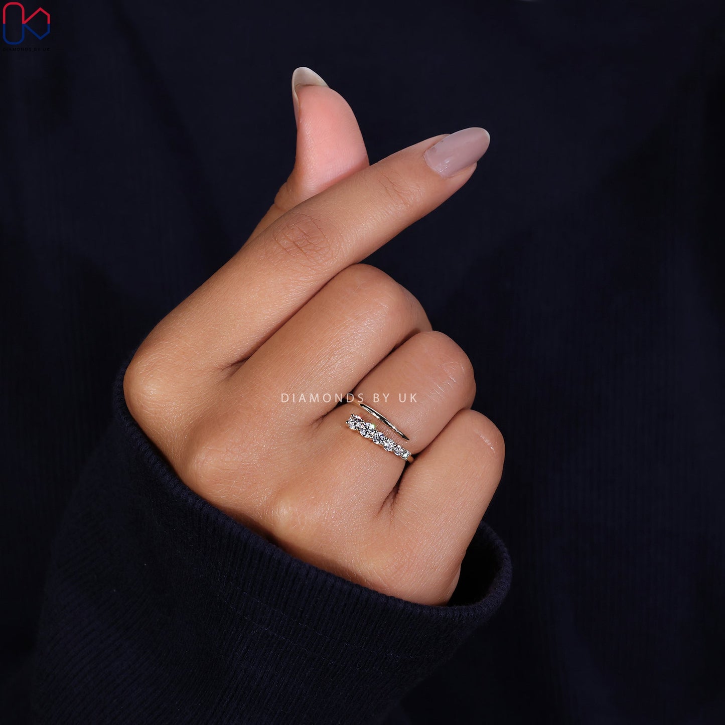 Yellow Gold Wedding Band – Open Gap