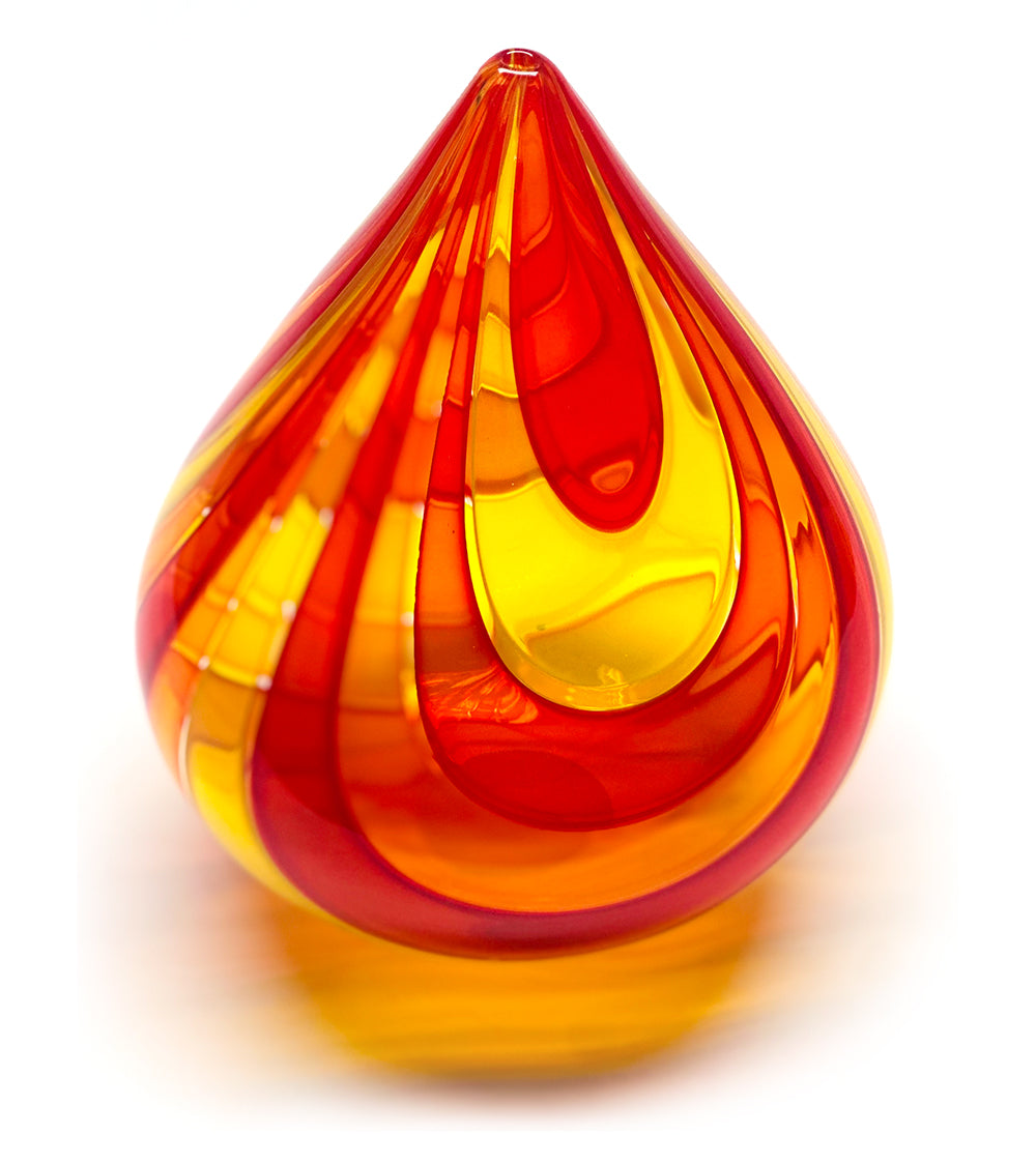 Glass "Optica - Fire" by Jonathan Swanz