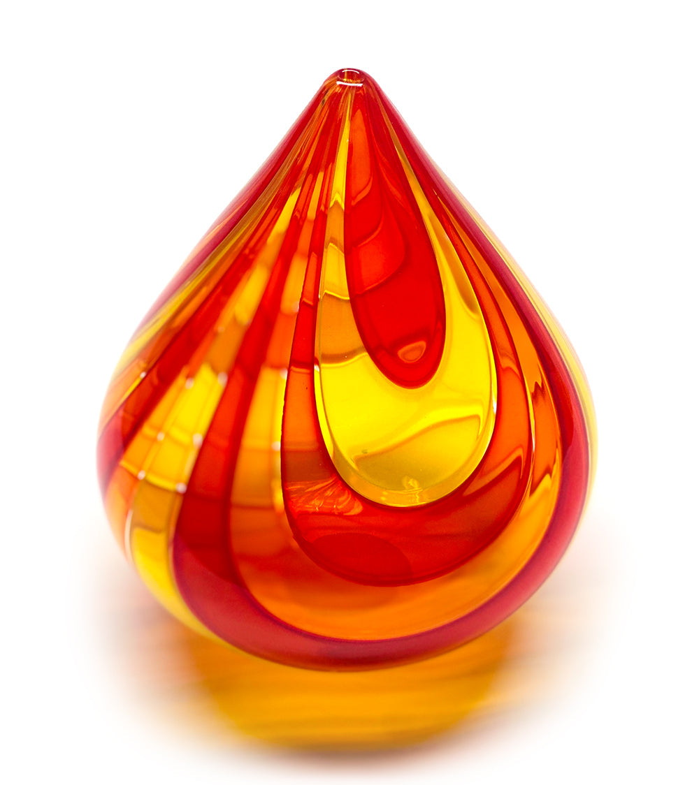 Glass "Optica - Fire" by Jonathan Swanz